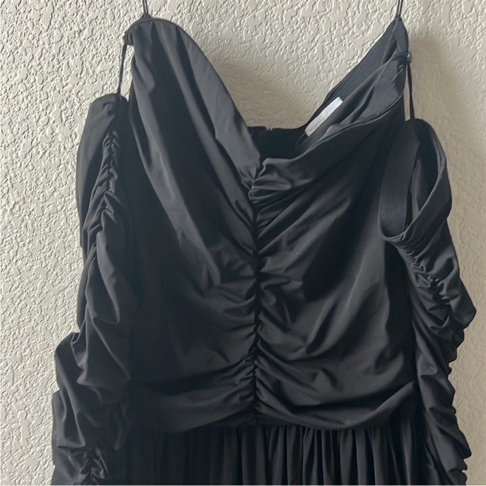 Rosetta Getty Ruched Strapless Dress - Picture 4 of 13
